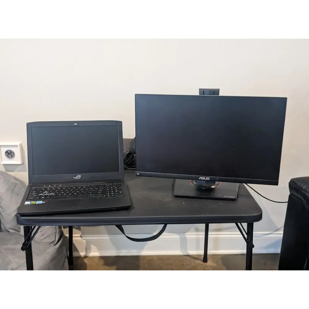 Gaming Laptop and Monitor Bundle for Dual Screen Setup